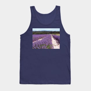 Lavender Field in Provence France Tank Top